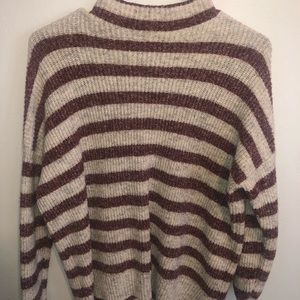 AEO striped long sleeve turtle neck